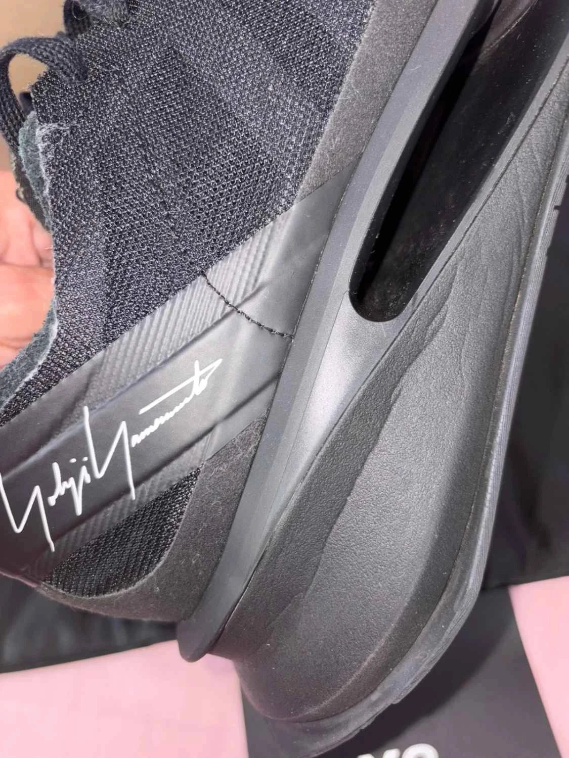 tênis masculino y-3 s-gendo run pretos tamanho 42⅔ completos com caixa – photo 9